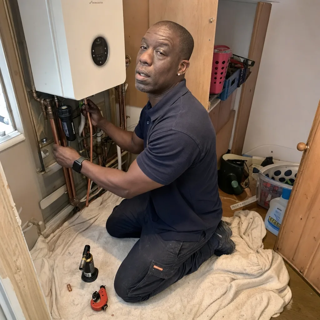 Better Call Wes, Combi install, mid-pipework