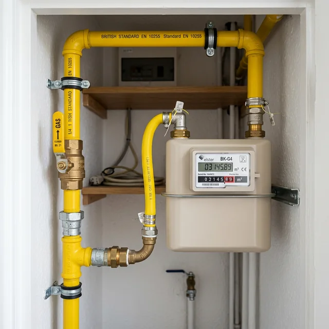 Gas safety check and boiler servicing