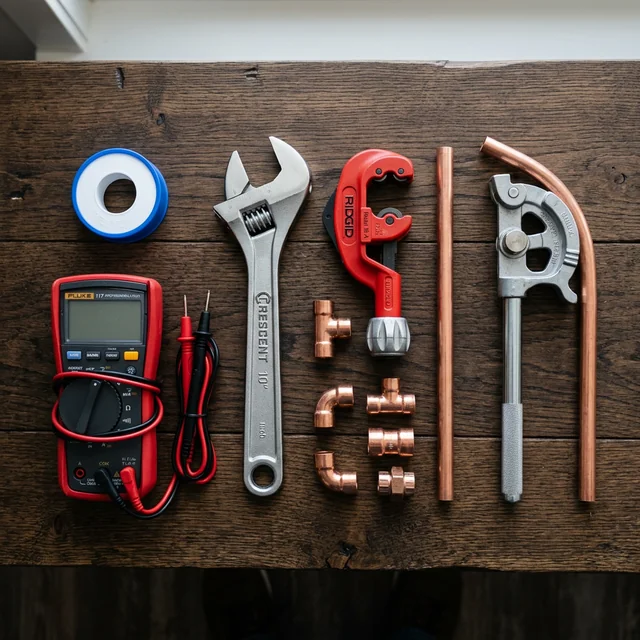 Professional plumbing tools